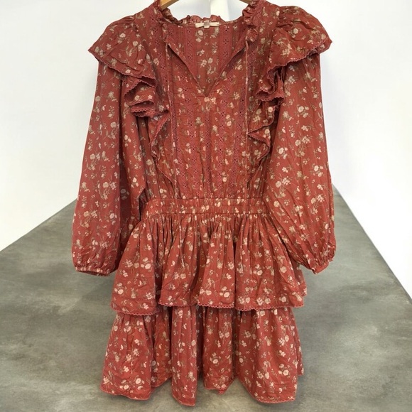 American Eagle AE77 Tiered Ruffle Dress NWOT - Picture 1 of 5